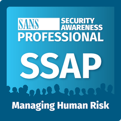 SANS Security Awareness Professional